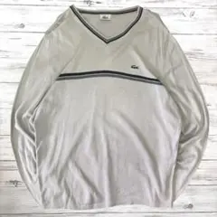 LACOSTE ラコステ ニット グレー 5（XL） 2204のサムネイル