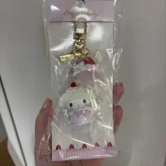 マイメロディ　いちごホイップケーキ　キーホルダー　サンリオ