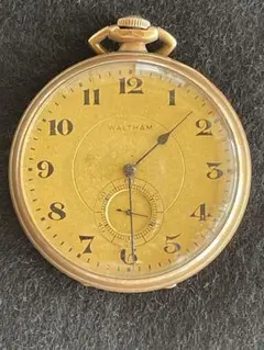 Waltham アナログ懐中時計 ゴールド ジャンク