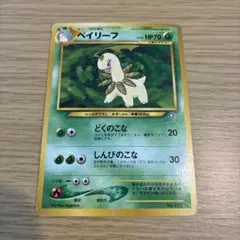 ベイリーフ ポケモンカードe 007/T トレーナーズ版 旧裏面 ベイリーフ ポケモンカードe 007/T トレーナーズ版 旧裏面