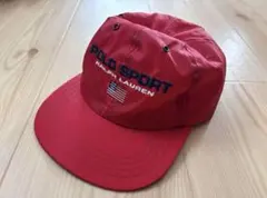 90s POLO SPORT ナイロン キャップ made in USA