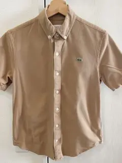 LACOSTE ベージュ ポロシャツ US S/M