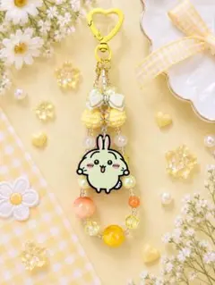 うさぎ ちょいじゃらキーホルダー