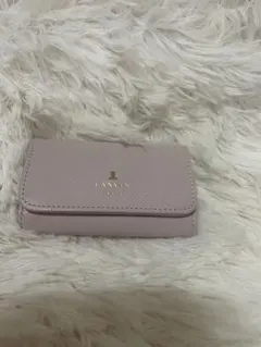 ***様 新品未使用LANVIN ピンクキーケース ゴールドロゴ