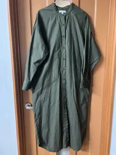 niko and ... オリーブ ロングシャツワンピース(長袖)