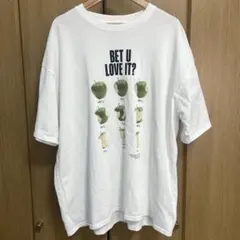 PAGEBOY PLIM ラインアップルTシャツ　白　Mサイズ