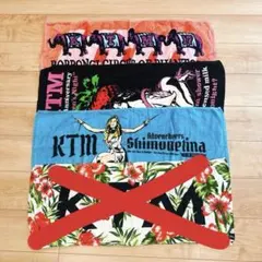 【送料込み】4枚セット　ケツメイシ　ktm タオルのサムネイル