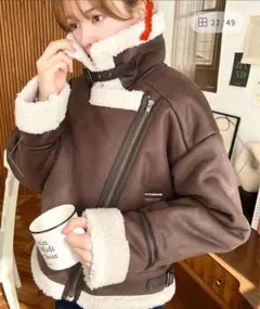 ブルゾン ムートンコート