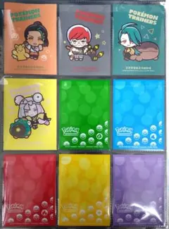 ポケモンカード デッキシールド キャラクタースリーブ 9種類 バラ売り