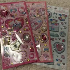 キラキラジュエルシール　ハローキティ　マイメロディ　ウサハナ
