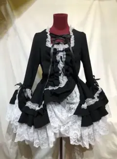 あ*ね様 メタモルフォーゼ 黒ロリィタ ワンピース - メルカリ