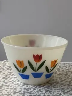 ファイヤーキングFire Kingアンカーホッキングチューリップミキシングボウル ファイヤーキング・チューリップ・ミキシングボウルセット