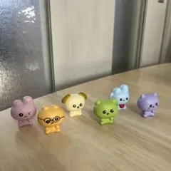 ミニフィギュア 6体セット 動物 キャラクター