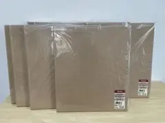 【未開封品】無印良品 台紙に書き込めるアルバム 四つ切 15枚入 白 9冊
