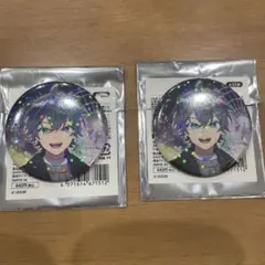 なおきり　カラフルピーチ　缶バッチ　東武動物公園　ピタハグ、シールおまけ