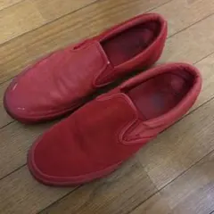 VANS　エンジニアードガーメンツ レッド スリッポン　us11