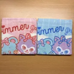 SWIMMER（スイマー） ハンドタオル2枚セット ピンク ブルー