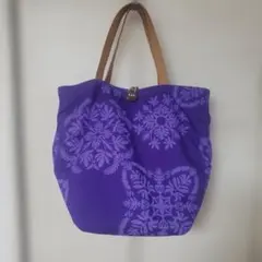ハワイアン　花柄 トートバッグ