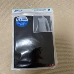 ユニクロ　エアリズムUVカットクルーネックＴ　長袖　M 黒