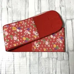 伊達締め　マジックベルト　花柄