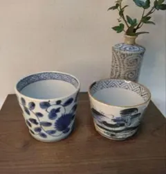 美品】京焼☆清水焼☆六齋窯☆村田幸之介造☆童遊び☆湯呑み☆5客