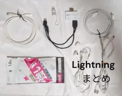 Lightningケーブル まとめ売り USB-C変換　二股充電　イヤホン