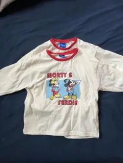 ディズニー　ミッキーマウス　長袖Tシャツ　95 120サイズ　しまむら