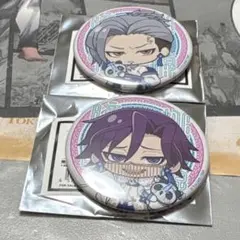 桃源暗鬼 ファボテリア ダークキョンシー 缶バッジ 桃華月詠　桃巌深夜