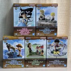 ワンピース ワールドコレクタブルフィギュア ログストーリーズ 5点セットのサムネイル