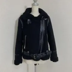 美品】UNITED ARROWS ムートンライダースジャケット 38 - メルカリ