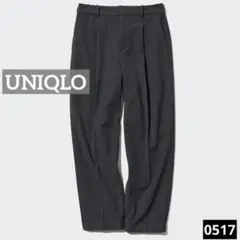 0517 UNIQLO ヒートテックタックテーパードパンツ ダークグレー