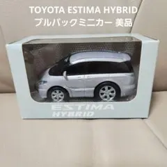 TOYOTA ESTIMA HYBRID ブルバックミニカー 美品 エスティマのサムネイル
