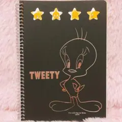 希少レア トゥイーティー スパイラルノート vivitex 2003年製 레트로