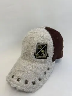 【FILA GOLF】フリース コーデュロイ キャップ 18 ベージュ　ブラウン