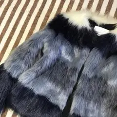 最終お値下げ　１月末まで出品　ZARA 毛並みが綺麗なファ ーコート　美品M