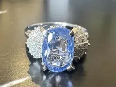 K18☆サファイア 1.23ct ，ダイヤ 0.60ct お洒落リング 11号 - メルカリ