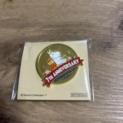 【新品未使用】ムーミンバレーパーク 7th ANNIVERSARY ピンバッジ