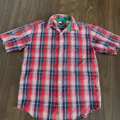 SALE tommy HILFIGER 半袖シャツ チェックシャツ　送料込み