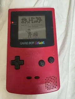 【ジャンク品】ゲームボーイカラー レッド 本体