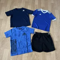 130cm adidas Tシャツ 短パン　4点セット　男の子