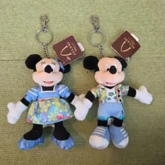 アウラニ　ディズニー ミッキー ミニー ぬいぐるみ　キーチェーンのサムネイル