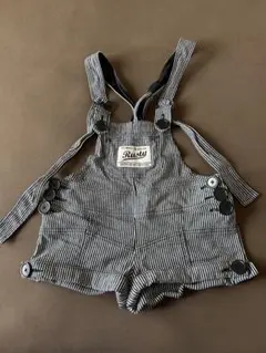 Rusty ストライプオーバーオール