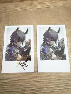 NIJISANJI Dytica デビューランダムチェキ風カード　小柳ロウ