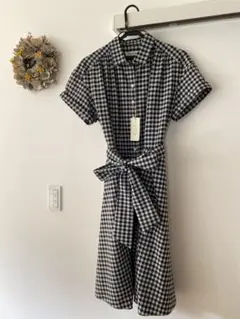 クリアインプレッション ギンガムチェック シャツワンピース【15号】