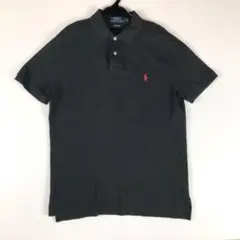 ラルフローレン 半袖ポロシャツ ブラック Mサイズ CUSTOM FIT