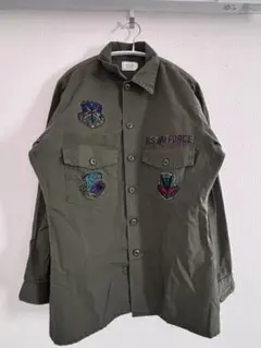 ミリタリージャケット U.S.ARMY 刺繍付き 米軍実物