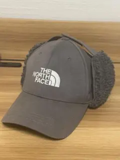 THE NORTH FACE 耳あて付きキャップ グレー