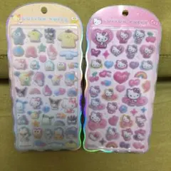 サンリオキャラクター キティ コットンパフィーシール 立体シール