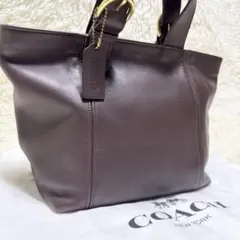 ✨美品✨オールドコーチ 4133 トートバッグ ブラウン グラブタンレザー