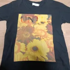 VANQUISH Tシャツ ブラック 花柄プリント Sサイズのサムネイル